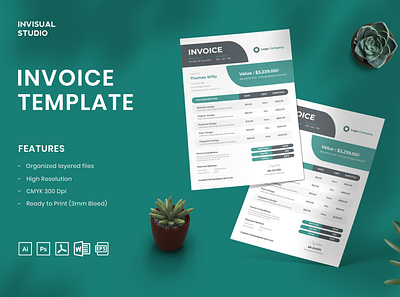 Invoice Template modern