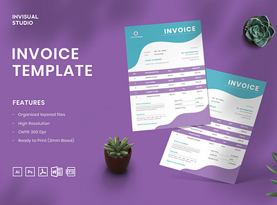 INVOICE TEMPLATE modern