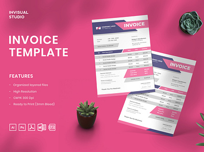 INVOICE TEMPLATE modern