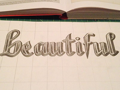 Lettering calligraphy lettering