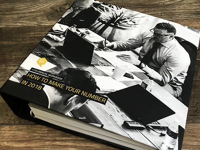 SBI 2018 Corporate Strategy Workbook binder black book business clean minimalist corporate dark print workbook yellow