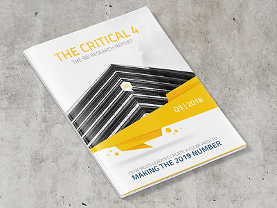 The Critical 4 - Research Report book business business report editorial editorial design editorial layout magazine mockup print print report report research report