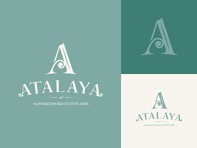 Atalaya Castle - Logo Concept branding classy decorative design fancy graphic illustration iron lettering lettermark logo park south carolina state park typogaphy usa vintage