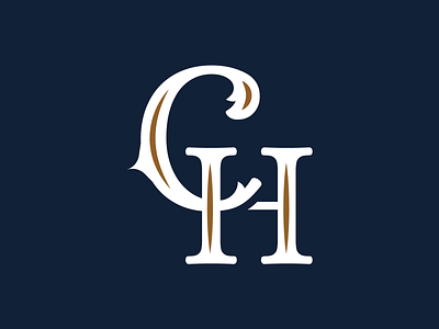 Monogram blue branding clean gold horse lettering lettermark logo luxury masculine monogram negative type typogaphy vintage white