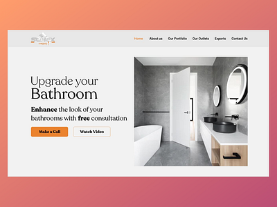 landing page Sonex Company branding figma uiux web webdesign website design xd