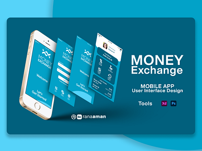 Money Exchange UI App design app design design figma graphic design typography uiux website design xd