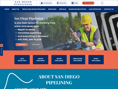 Pipelining Website branding figma graphic design san diego ui uiux web webdesign website design xd