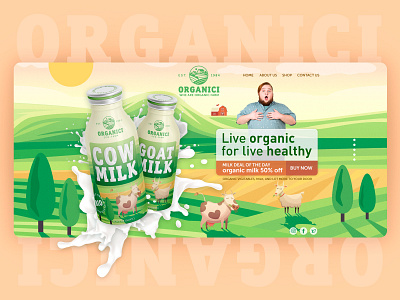Organic Farm - Landing page
