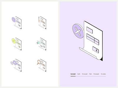 Qonto's Invoice feature is live animation bankapp branding design feature finance financial fintech gif icon illustration interaction invoice loop lottie motion design pascal qonto ui wachter