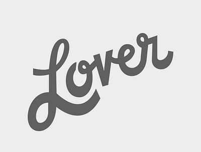 Lover Script lover script typography