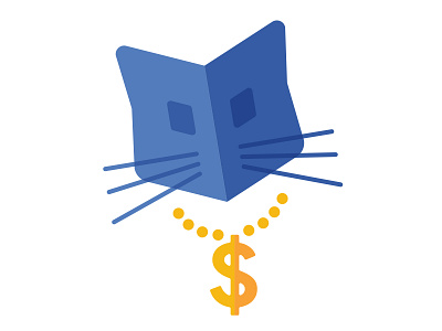 Meow Meow Moneymakers: Gangsta Cat bling branding cat emerging tech gangsta icon logo meow moneymaker whiskers