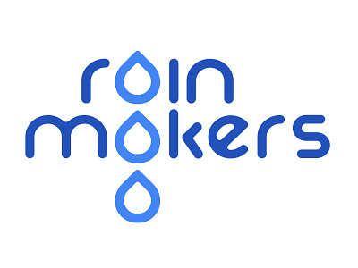 Rainmakers: Droplets concept branding cloud dollar droplet finance icon logo rain rainmaker umbrella