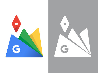 True North: Mountains branding compass icon logo magnetic north map mountins needle north true north