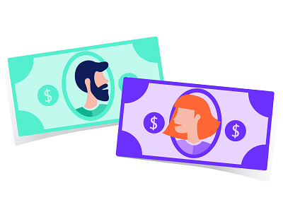 DocSend: The Funding Divide docsend dollar funding funding divide fundraising gender gender divide illustration infographic money profile