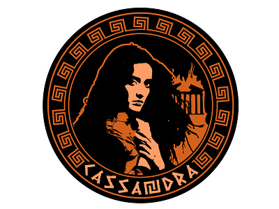 Misunderstood Myths: Cassandra cassandra curse doom greek logo misunderstood myth mythical prediction prophecy trojan horse trojan war troy warn woman