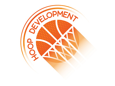 Hoop Development: Swoosh ball basketball brand hoop identity lines logo player sports texture