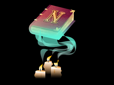 Appendix N: The Summoning appendix book candles conjuring dd dnd dragons dungeons logo magic rpgs smoke sorcery spell summoning tome vapor