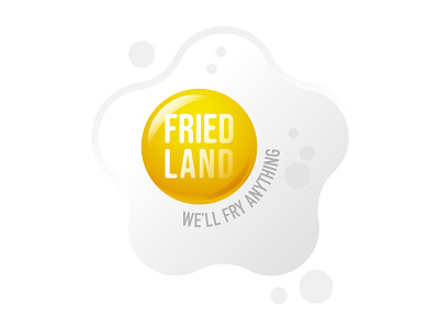 Friedland (egg) branding cook fired egg food fried grill logo melt restaurant sizzle sunny side up yoke