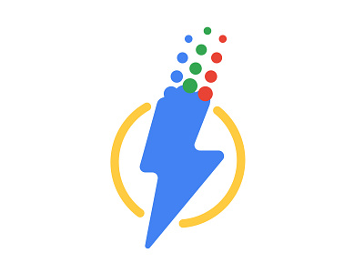 Google (Bolt) bolt branding data dots emerging tech google icon logo performance search technology