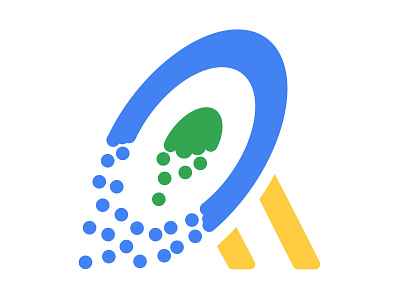 Google (Target) ai branding data dots google icon logo machine learning search target technology