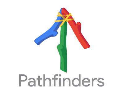 Google Pathfinders (Sticks) arrow branding camping direction google hiking logo sales summit sticks tracking