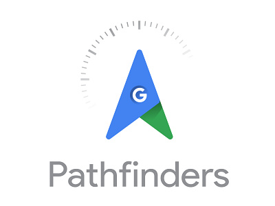 Google Pathfinders (Compass) branding cardinal points compass direction google hiking logo needle sales summit trails