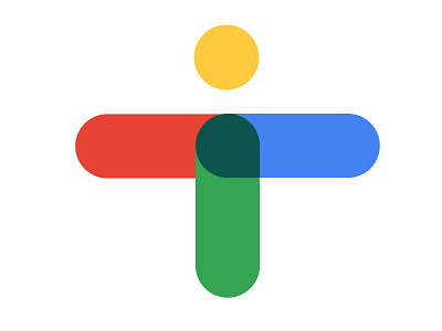 Google Thrive: 'T' as person body branding google human letter letter t logo person tech type typography