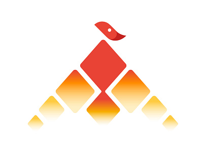 Google Rise: Phoenix ascending branding flames flying google icon logo myth mythological phoenix rebirth rising technology wings