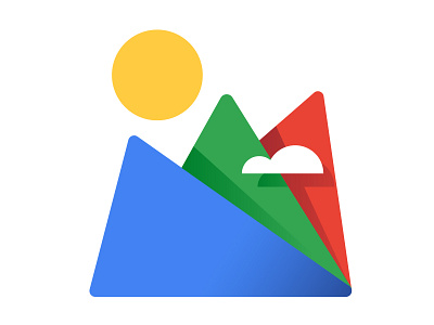 Google Rise: Sunrise ascending branding dawn google icon landscape logo mountains rising sun sunrise technology