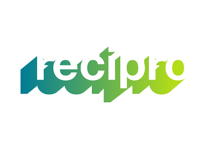 Recipro (3D) 3d 3d type branding compensation icon logo reward sales incentive spiff