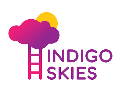 Indigo Skies (Ladder of Hope) ascend cloud hope jacobs ladder ladder sky sun