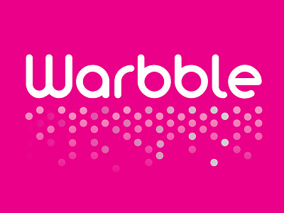 Warbble Logo b2b logo social media technology