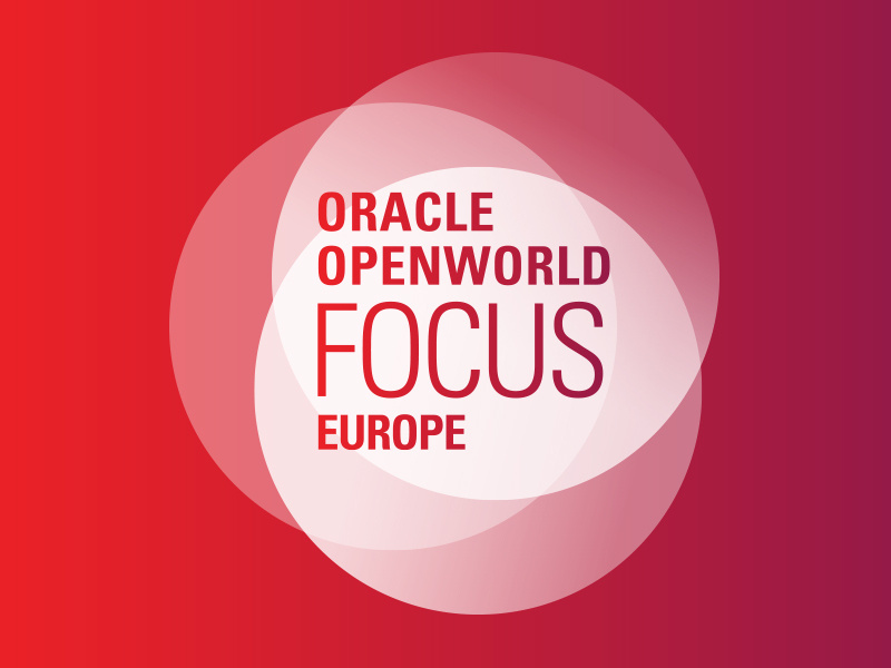 OOW Focus logo: Glow emerging technologies oracle emerging tech branding logo
