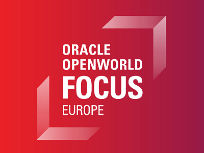 OOW Focus logo: Brackets branding emerging tech logo oracle typography