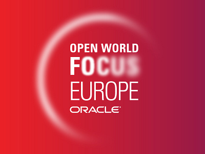 OOW Focus logo: Blur branding emerging tech logo oracle technology typography