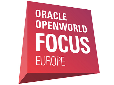 OOW Focus logo: 3D branding design emerging tech emerging technologies icon logo oracle technology typography