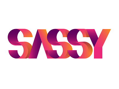 Sassy Method (Bold curves) bold branding career coach curves custom type life coaching logo pink sassy typography