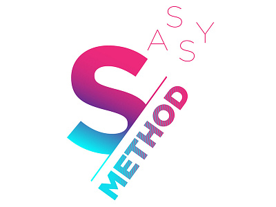 Sassy Method (Chosen concept) bold branding career coaching cut type gotham life coach logo sassy typography