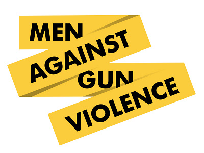 Men Against Gun Violence branding gun gun violence icon logo non profit