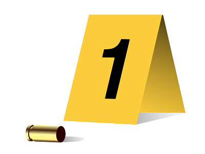 Men Against Gun Violence branding bullet crime scene evidence marker icon killing logo shooting