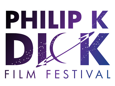 Philip K Dick Film Festival: Saturn C author branding film festival logo movies philip k dick saturn sci fi scifi space writing