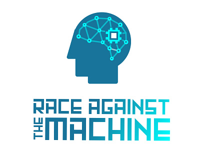 Race Against The Machine: Neural Nightmare a.i. artificial intelligence branding design emerging tech emerging technologies icon logo technology