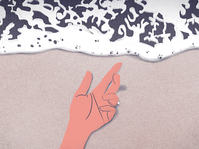 Hand On The Beach