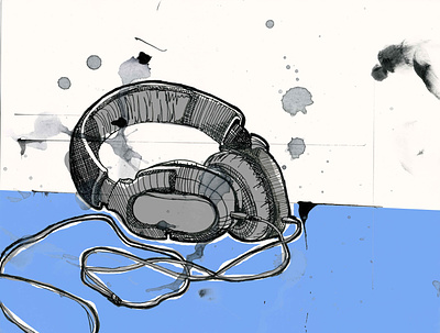 Headphones illustration