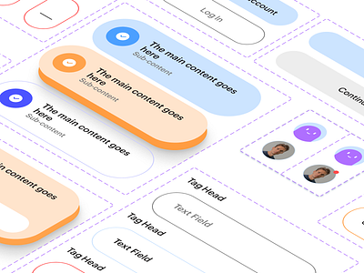 Plora Components components design experience finance fintech interface minimal ui uiux uiux design ux