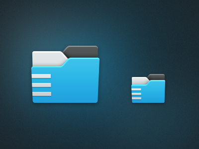 Sliding Explorer android explorer file folder icon manager sliding