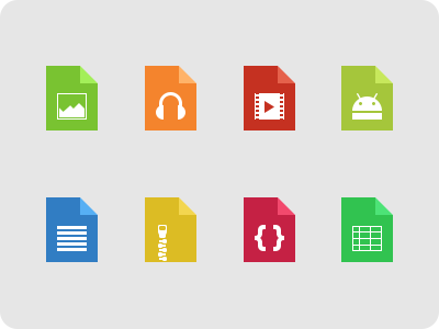 Explorer icons android explorer flat icons simple sliding