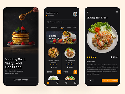 Food Delivery App Concept app design ecommerce fast food food food delivery application food delivery service food order mobile mobile app mobile food app ui ux