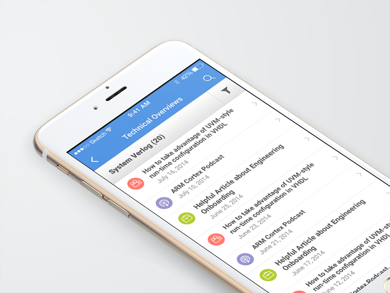 Technical Overviews App mobile learning mobile ios