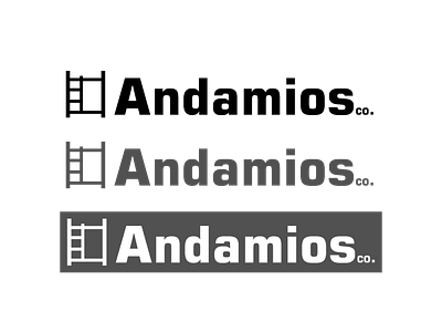 Andamios co. animation illustration logo typography ux